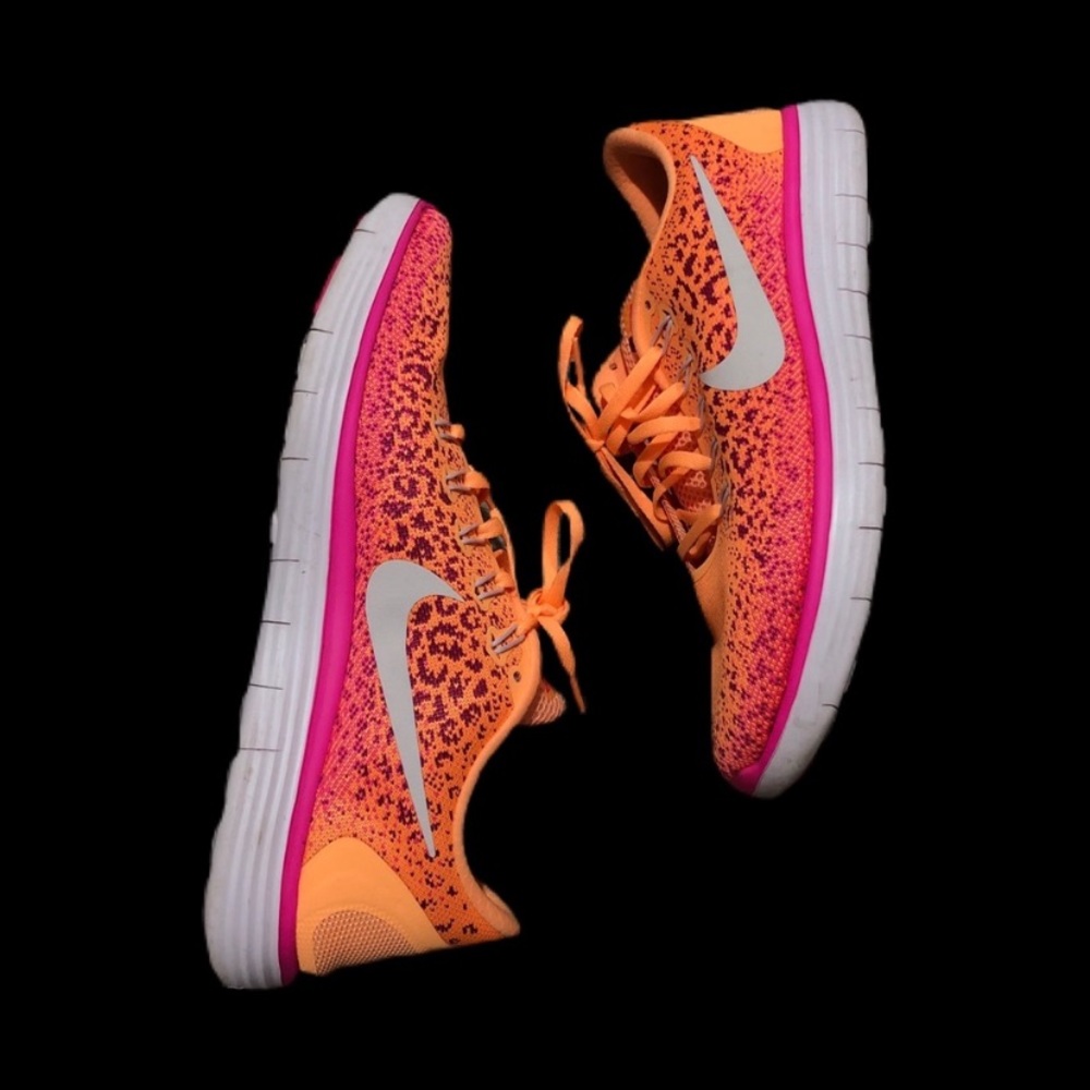 2015 Nike Free RN Distance Orange Pink Ath shoes